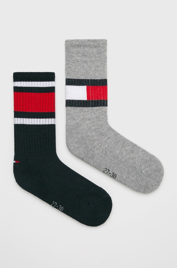 Tommy Hilfiger - Skarpetki dziecięce (2-pack) 394020 szary 394020