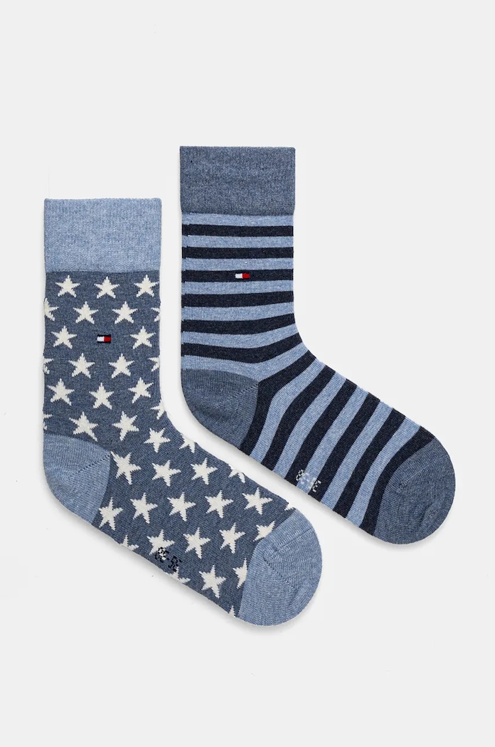 Dětské ponožky Tommy Hilfiger dlouhé ponožky modrá 100000816