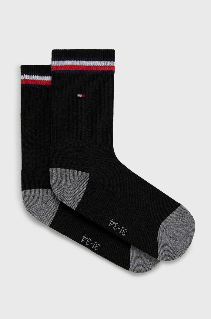 CHLAPEC Dětské ponožky Tommy Hilfiger 2-pack 100001500 černá