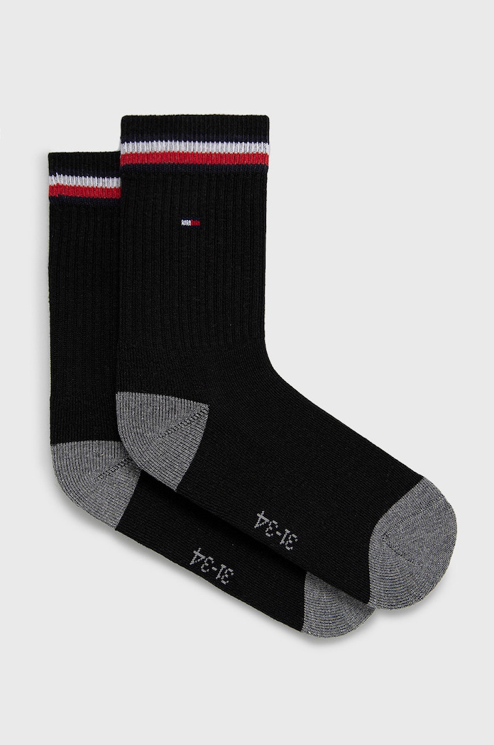 CHLAPEC Dětské ponožky Tommy Hilfiger 2-pack 100001500 černá