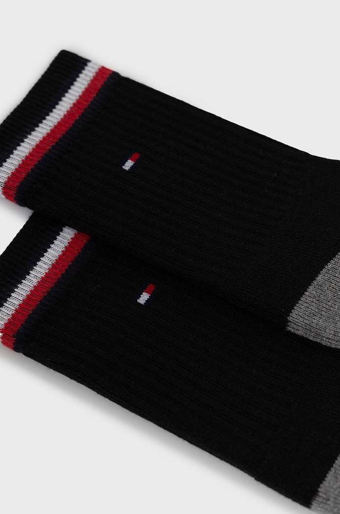 Dětské ponožky Tommy Hilfiger 2-pack černá 100001500
