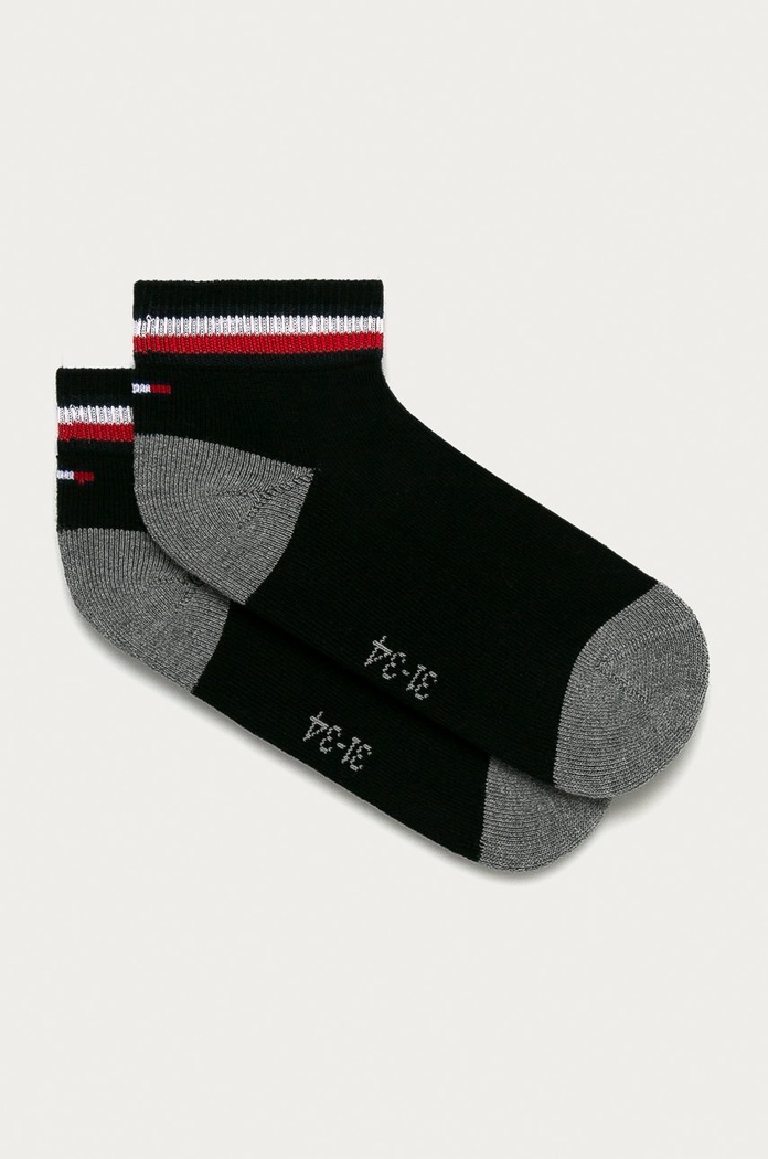Tommy Hilfiger - Stopki dziecięce (2-pack) skarpetki krótkie czarny 100001501