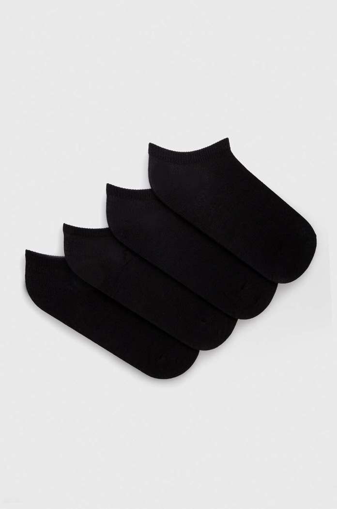 Παιδικές κάλτσες United Colors of Benetton 4-pack κοντές κάλτσες μαύρο 6GRD07024.G.CONTINUATIV