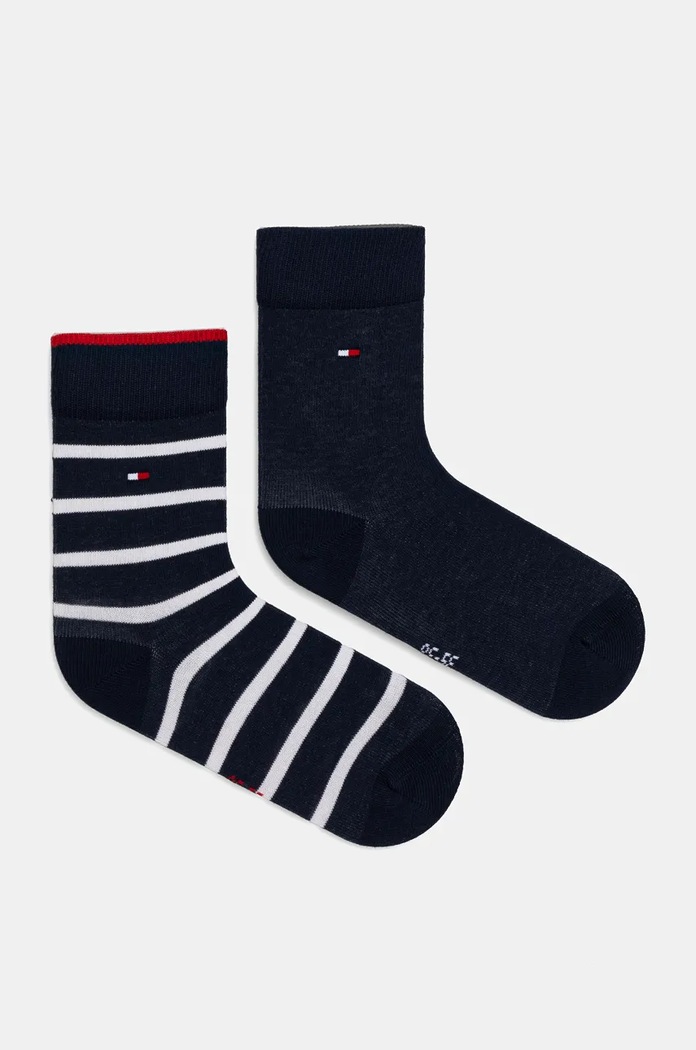 Čarape Tommy Hilfiger 2-pack Planet friendly mornarsko plava 701229939.9BYH