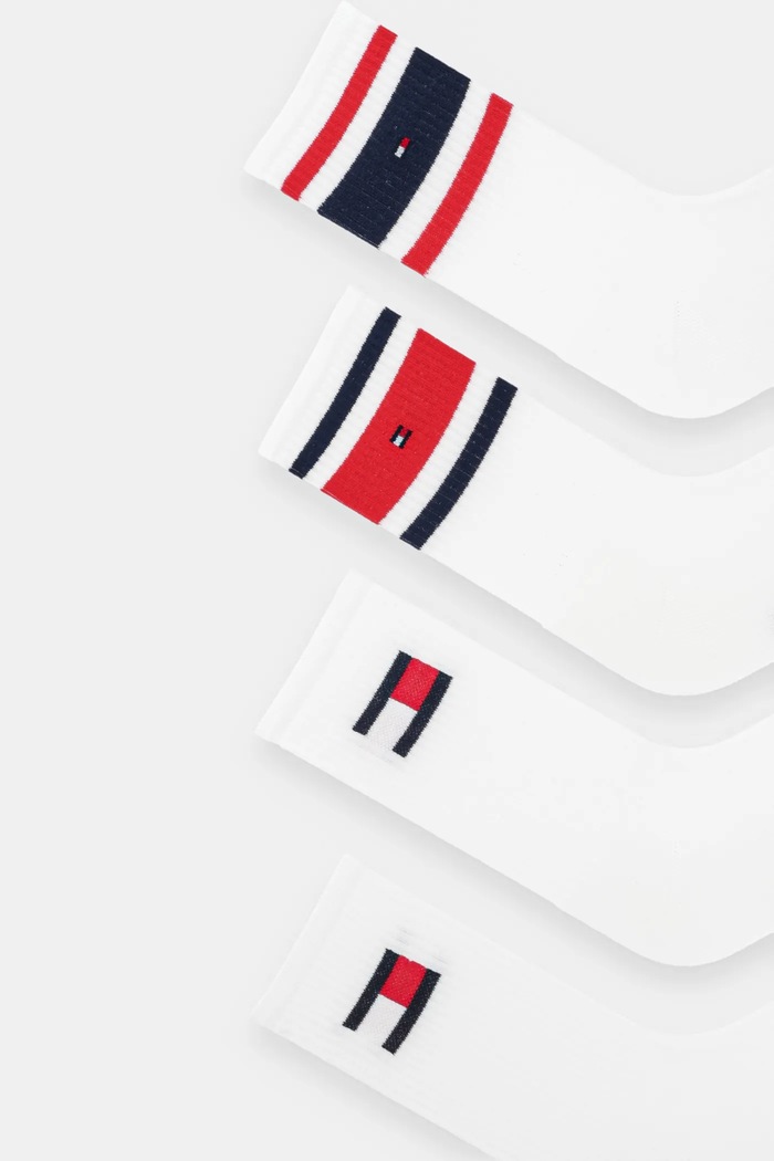 Detské ponožky Tommy Hilfiger 4-pak 701232849.9BYA biela AA00