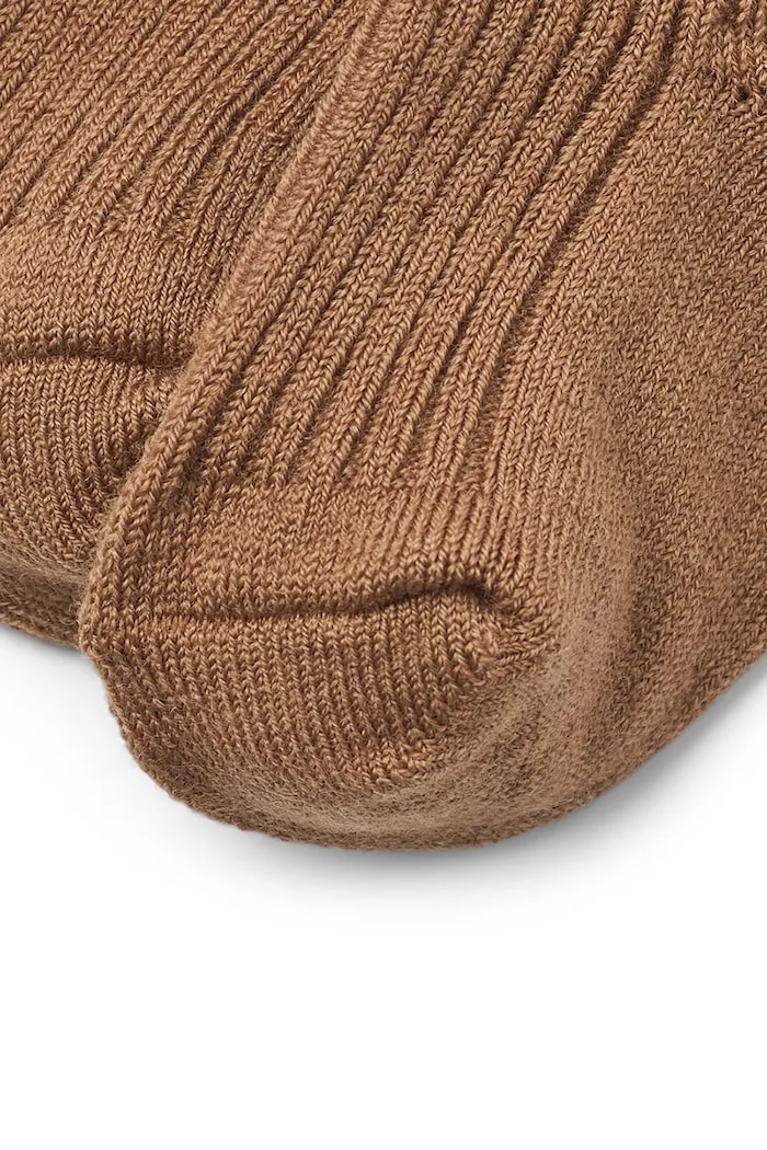 CHLAPEC Dětské ponožky s přídavkem vlny Wheat 2-pack 1924k.588 hnědá
