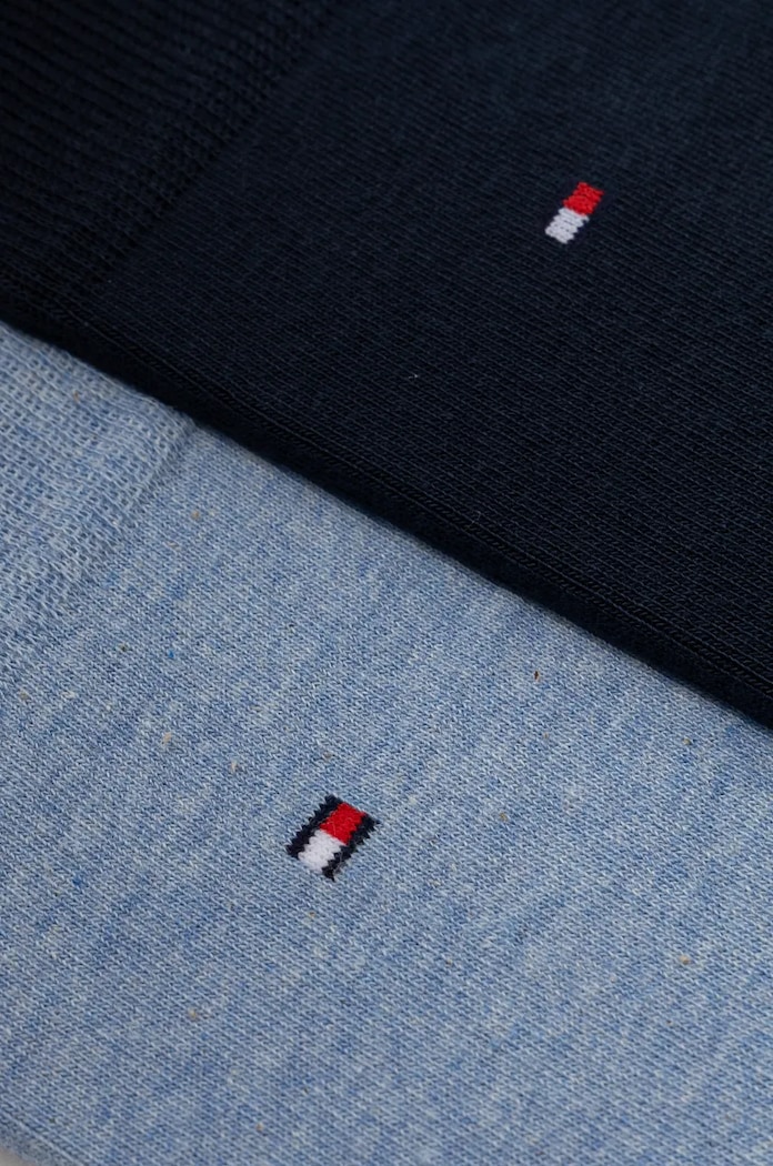 Ponožky Tommy Hilfiger 2-pack 371111 modrá AA00