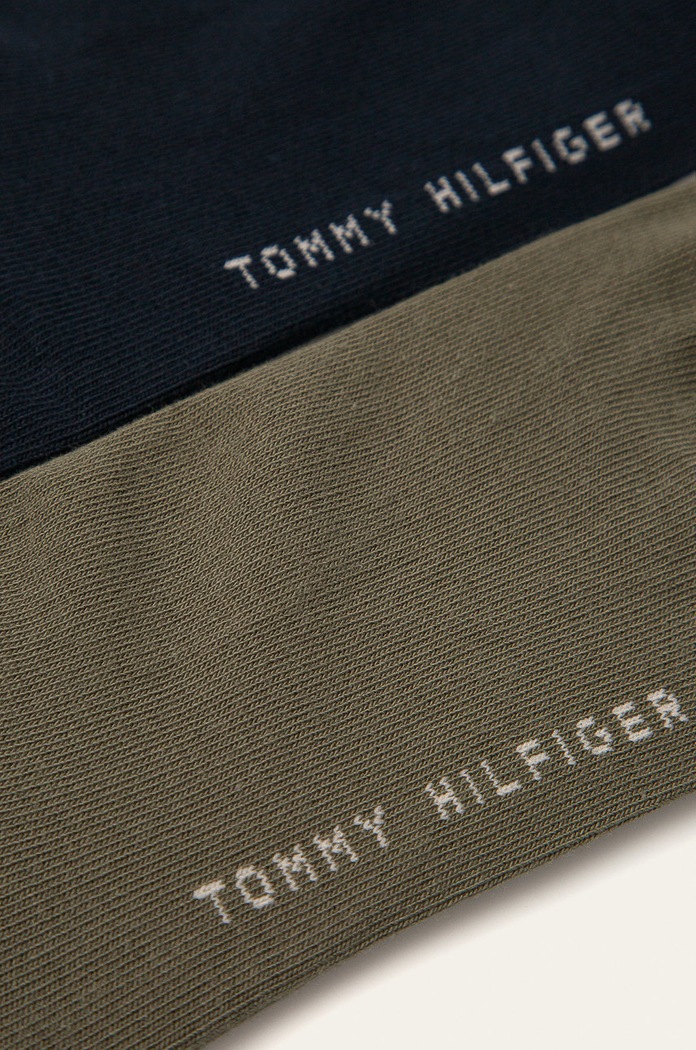 Ponožky Tommy Hilfiger 2-pack 371111 zelená AA00