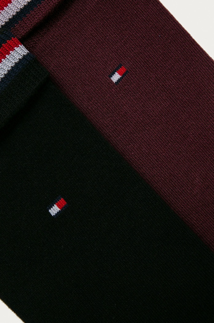 Ponožky Tommy Hilfiger 2-pak 371111 čierna AA00
