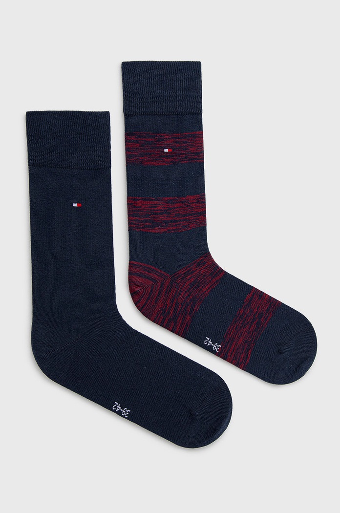 Tommy Hilfiger skarpetki (2-pack) skarpetki długie granatowy 342021001.