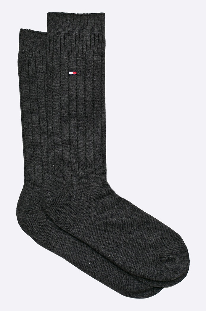 Tommy Hilfiger - Κάλτσες True America (2-pack) ψηλές κάλτσες γκρί 352002001