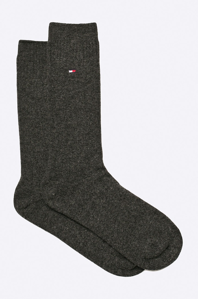 Tommy Hilfiger - Ponožky dlouhé ponožky šedá 442104001