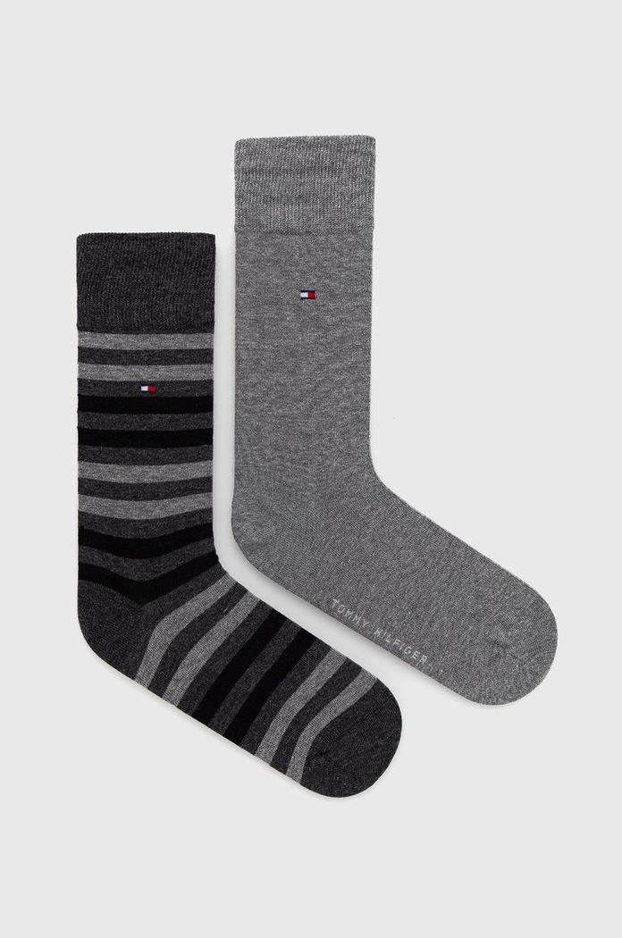 Tommy Hilfiger - Κάλτσες (2-pack) γκρί 472001001