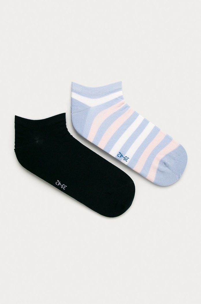 Tommy Hilfiger - Μικρές κάλτσες (2-pack) εμπριμέ μπλε 382000001