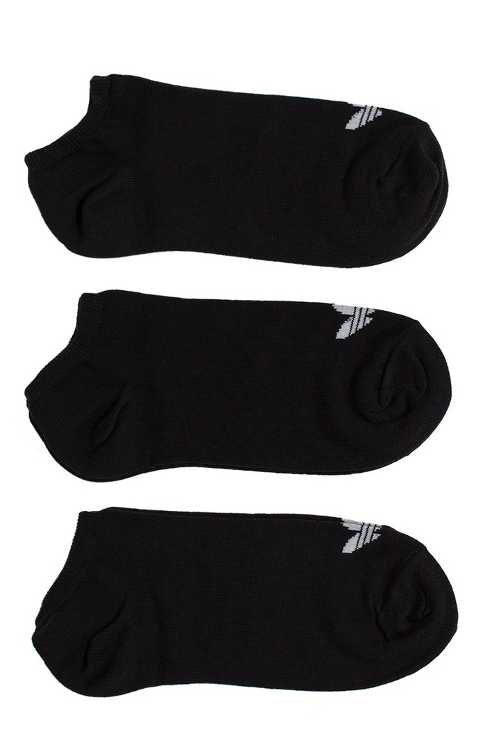 Ponožky adidas Originals Trefoil Liner (3-PAK) S20274.D krátke ponožky čierna S20274.M