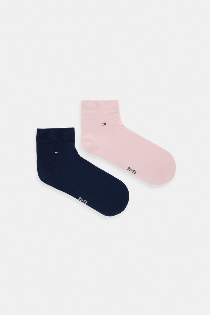 Tommy Hilfiger κάλτσες ανδρικές με βαμβάκι 2-pack ροζ 342025001