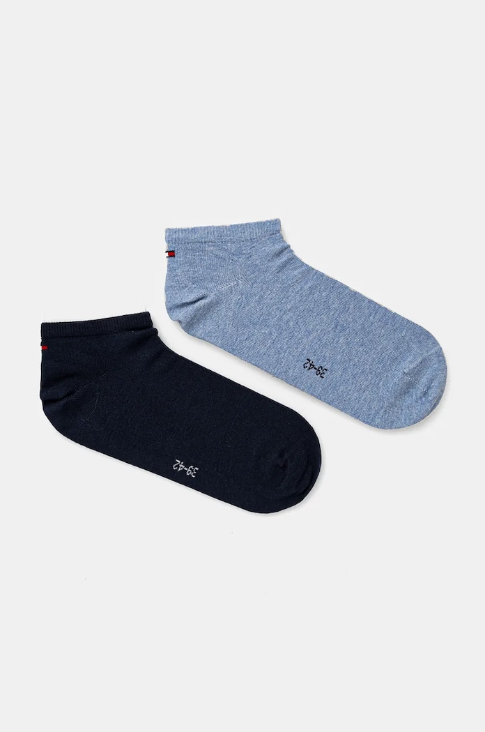 Tommy Hilfiger skarpetki 2-pack melanż granatowy 342023001