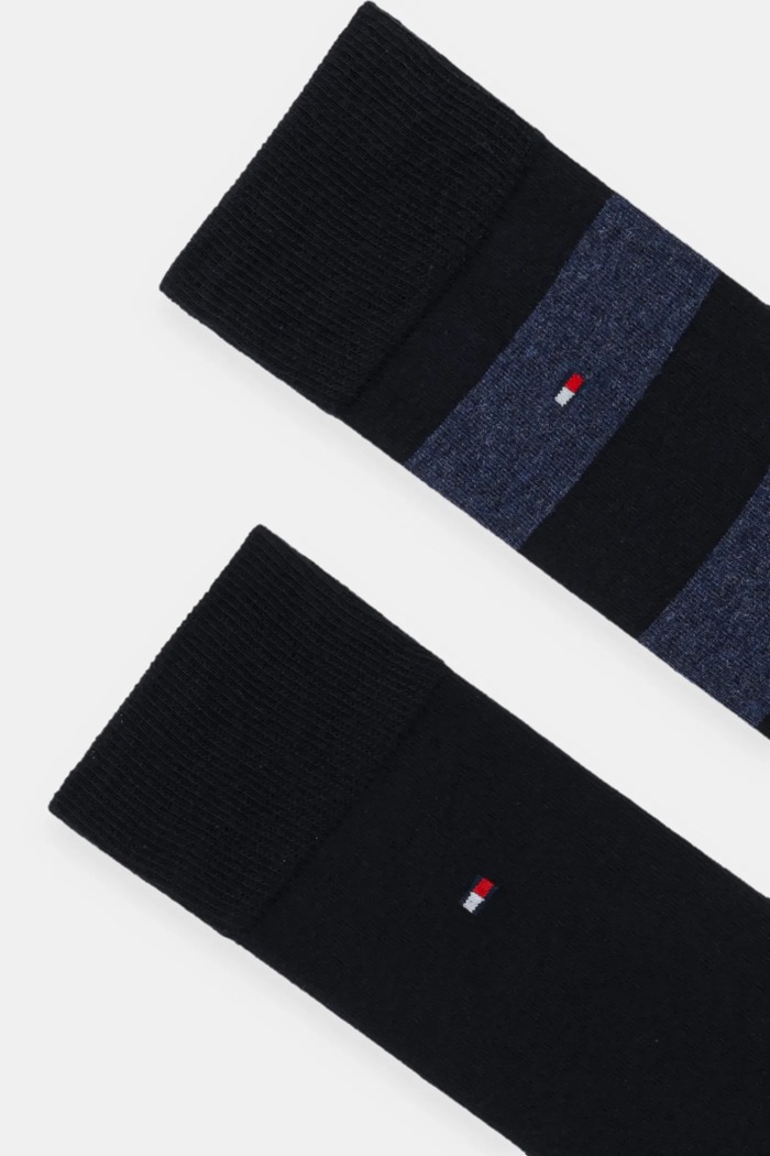 Nogavice Tommy Hilfiger (2-pack) 342021001 mornarsko modra AA00