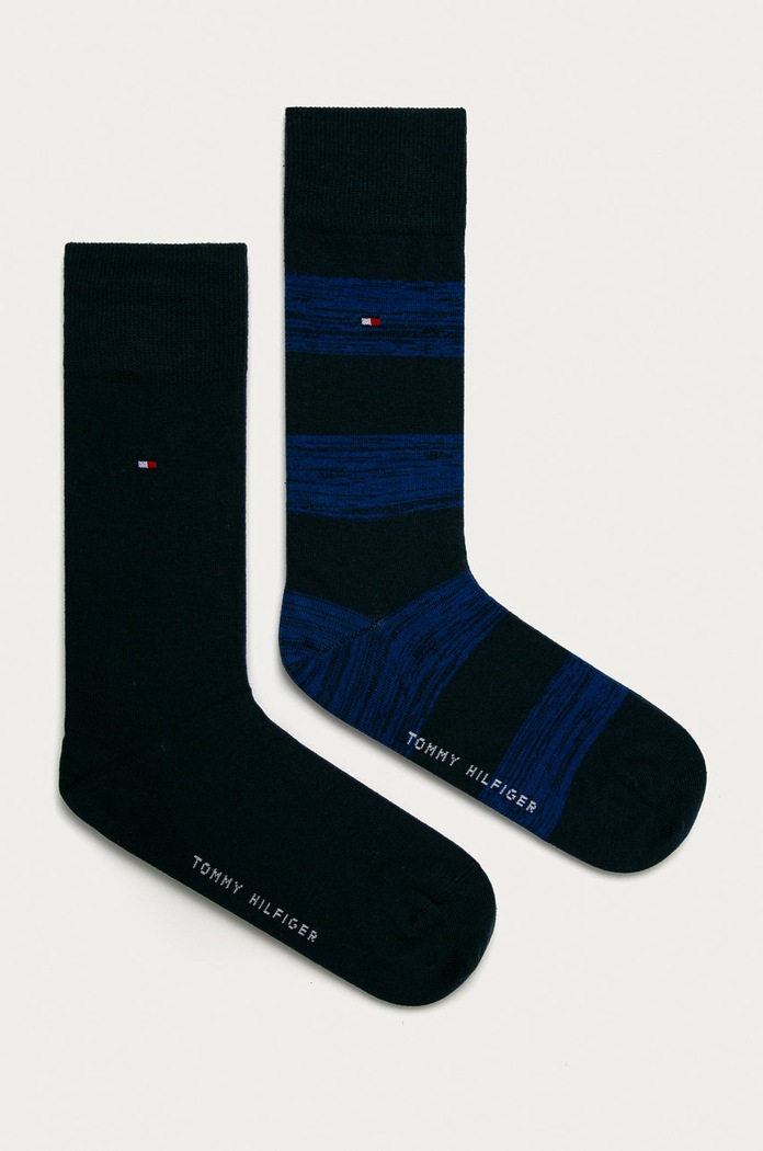 Ponožky Tommy Hilfiger (2-pack) dlouhé ponožky námořnická modř 342021001