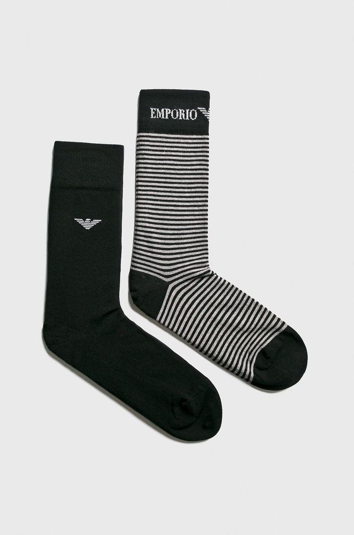 Emporio Armani - Ponožky hladký černá 302302