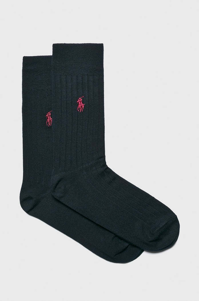 Polo Ralph Lauren - Κάλτσες (2-pack) ψηλές κάλτσες σκούρο μπλε 449655209002