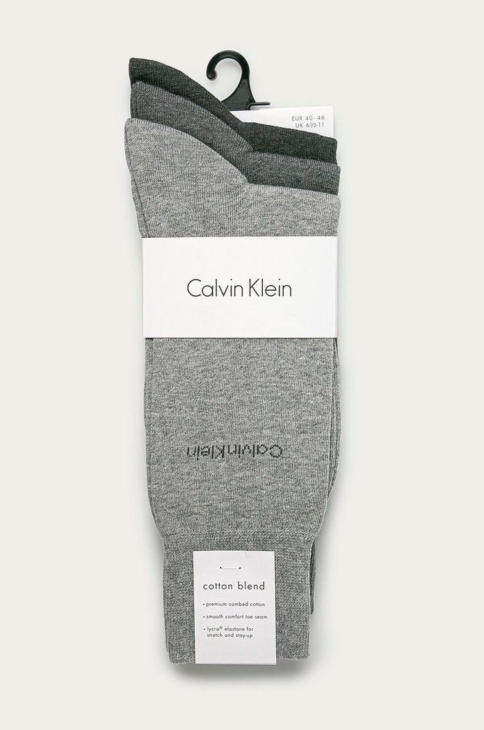Дрехи Calvin Klein - Чорапки (3-бройки) 100001752.NOS сив