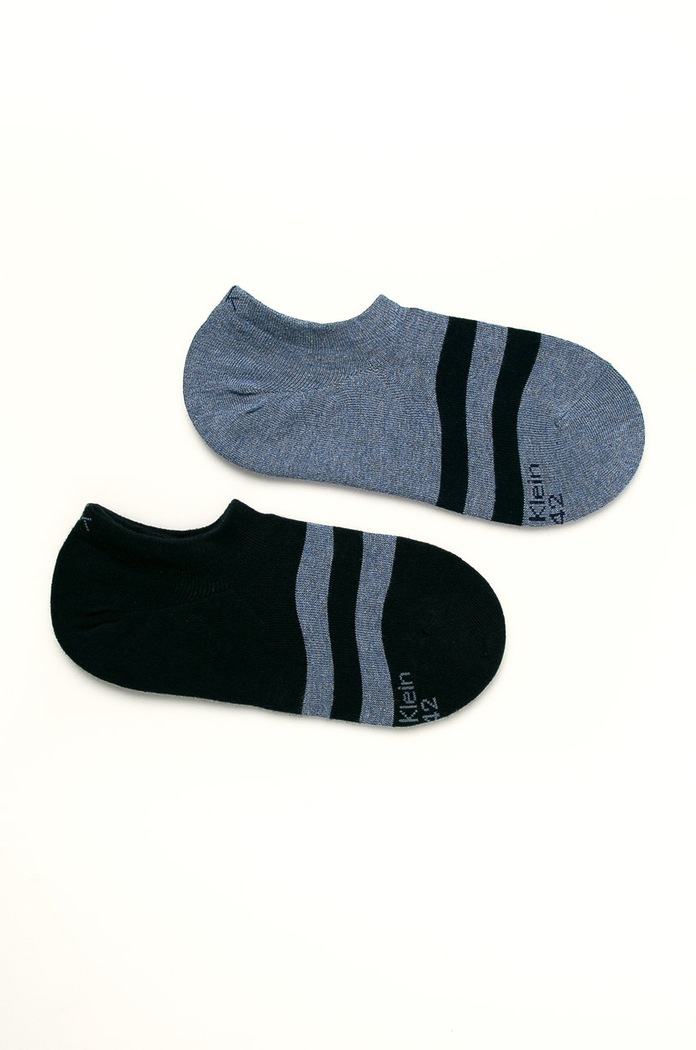 Calvin Klein - Kotníkové ponožky (2-pack) krátké ponožky modrá 100001789.NOS