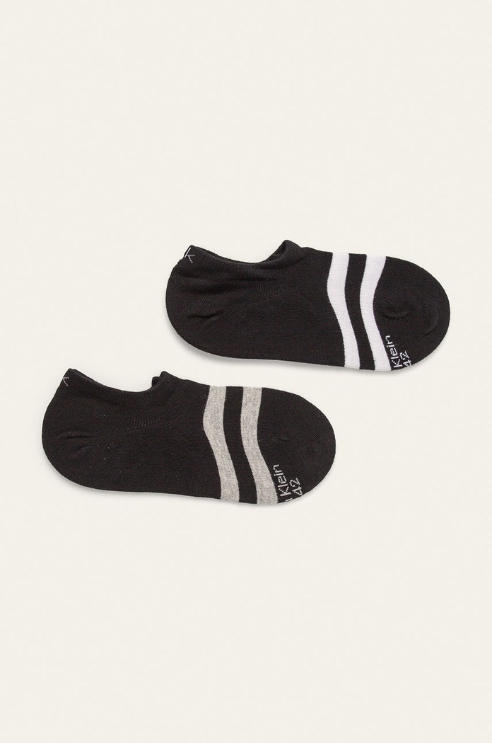 Calvin Klein - Stopki (2-pack) skarpetki krótkie czarny 100001789.NOS