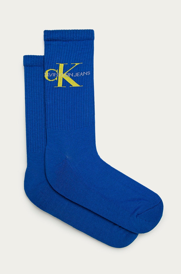 Calvin Klein - Skarpetki skarpetki długie niebieski 100001816.NOS