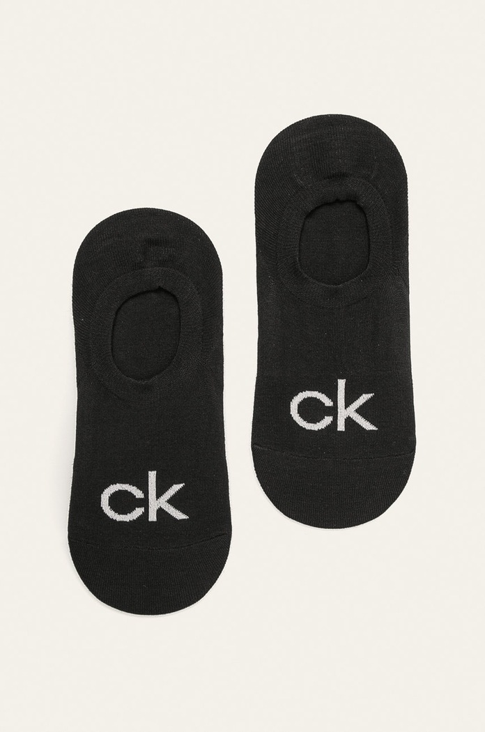Calvin Klein - Členkové ponožky (2-pak) krátke ponožky čierna 100001867.NOS