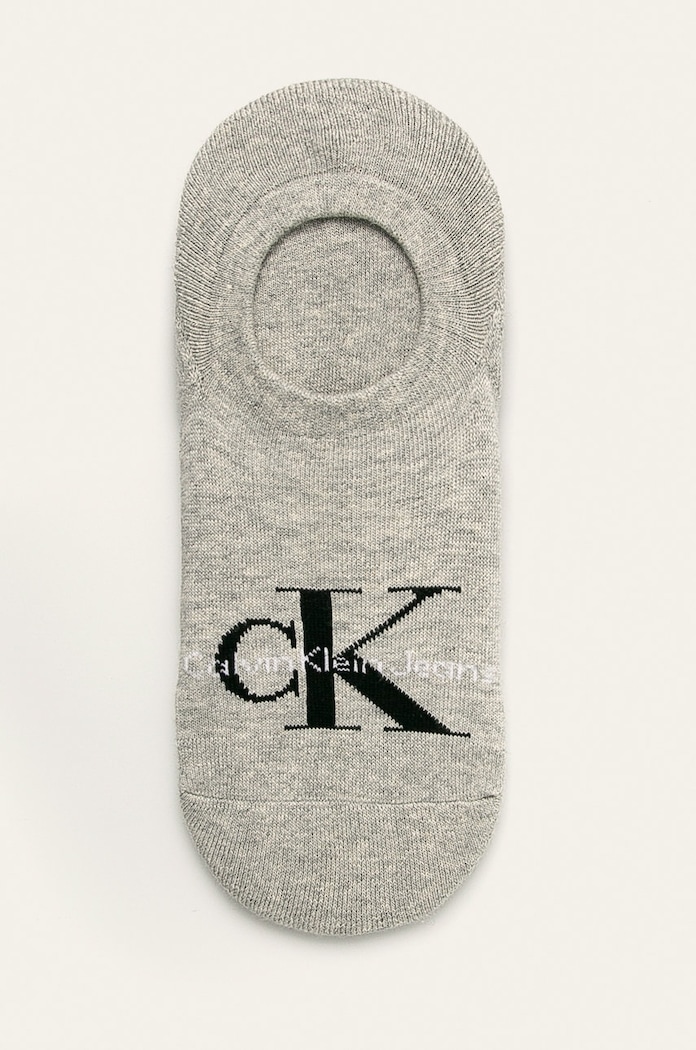 Calvin Klein - Stopki skarpetki krótkie szary 100001869.NOS
