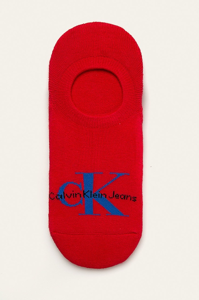 Calvin Klein - Kotníkové ponožky krátké ponožky červená 100001869.NOS