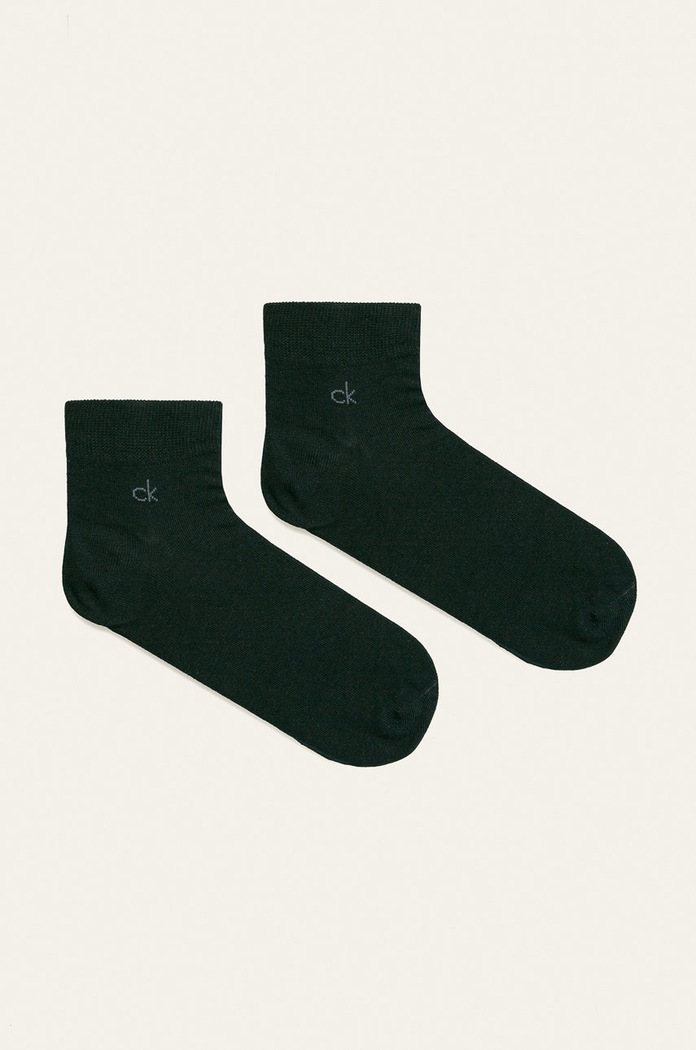 Calvin Klein - Kotníkové ponožky (2-pack) krátké ponožky námořnická modř 100001872.NOS