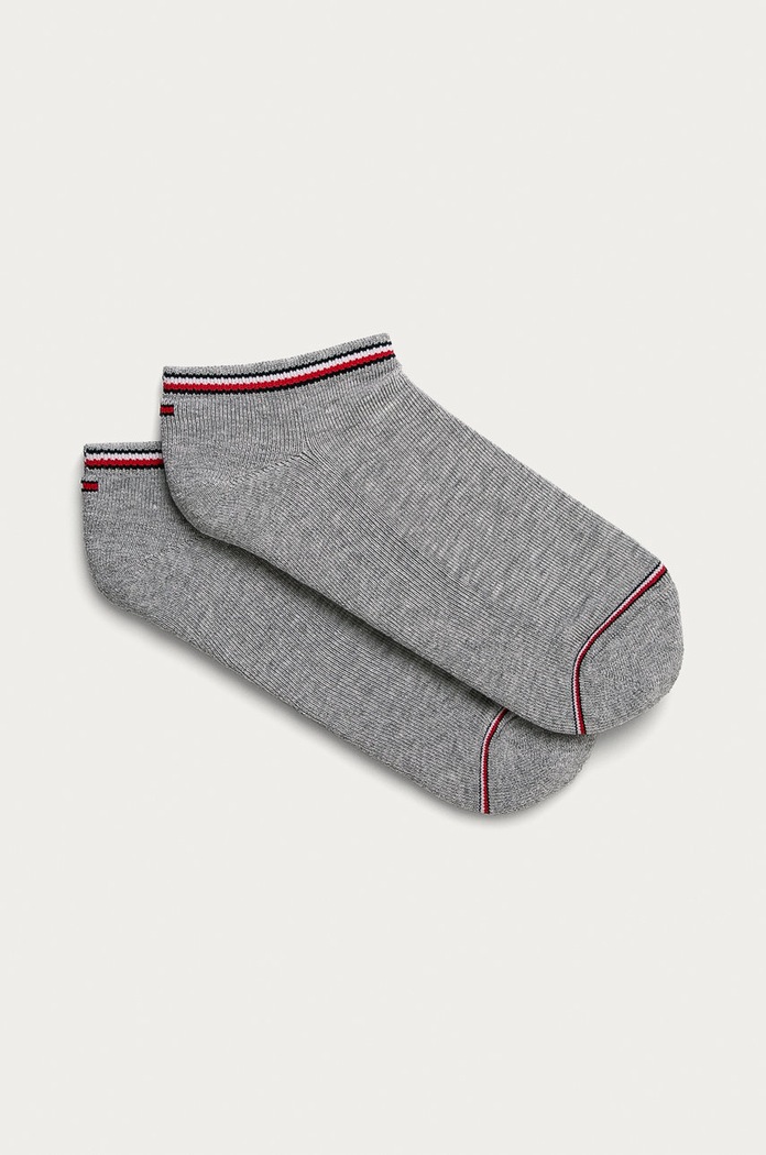 Tommy Hilfiger - Titokzokni (2-pár) rövid zokni szürke 100001093