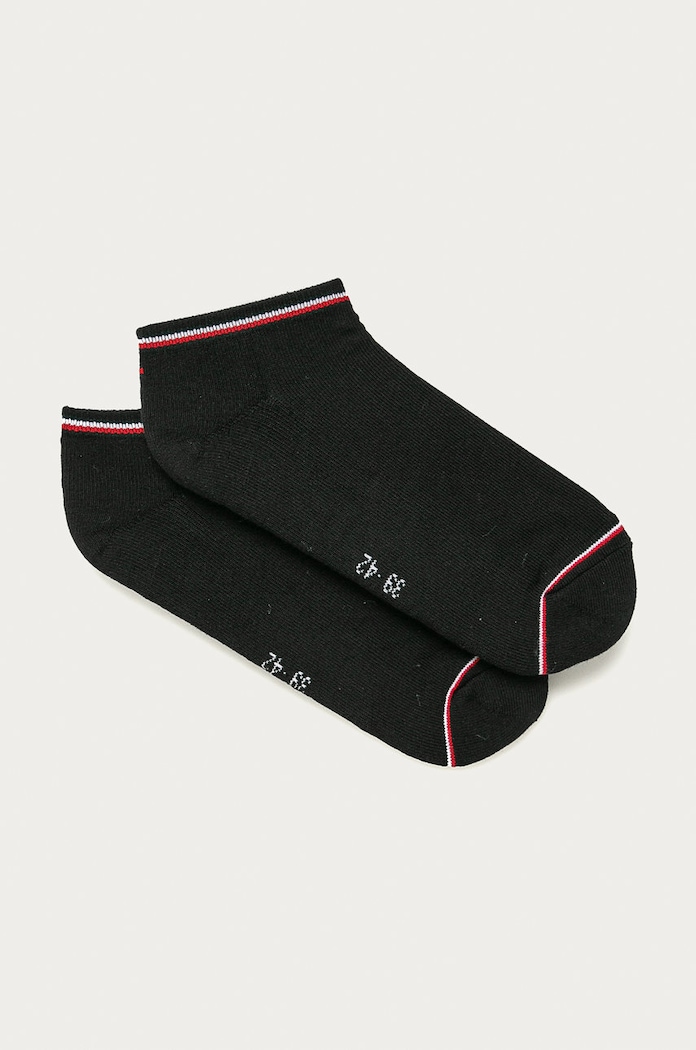 Tommy Hilfiger - Stopki (2-pack) skarpetki krótkie czarny 100001093