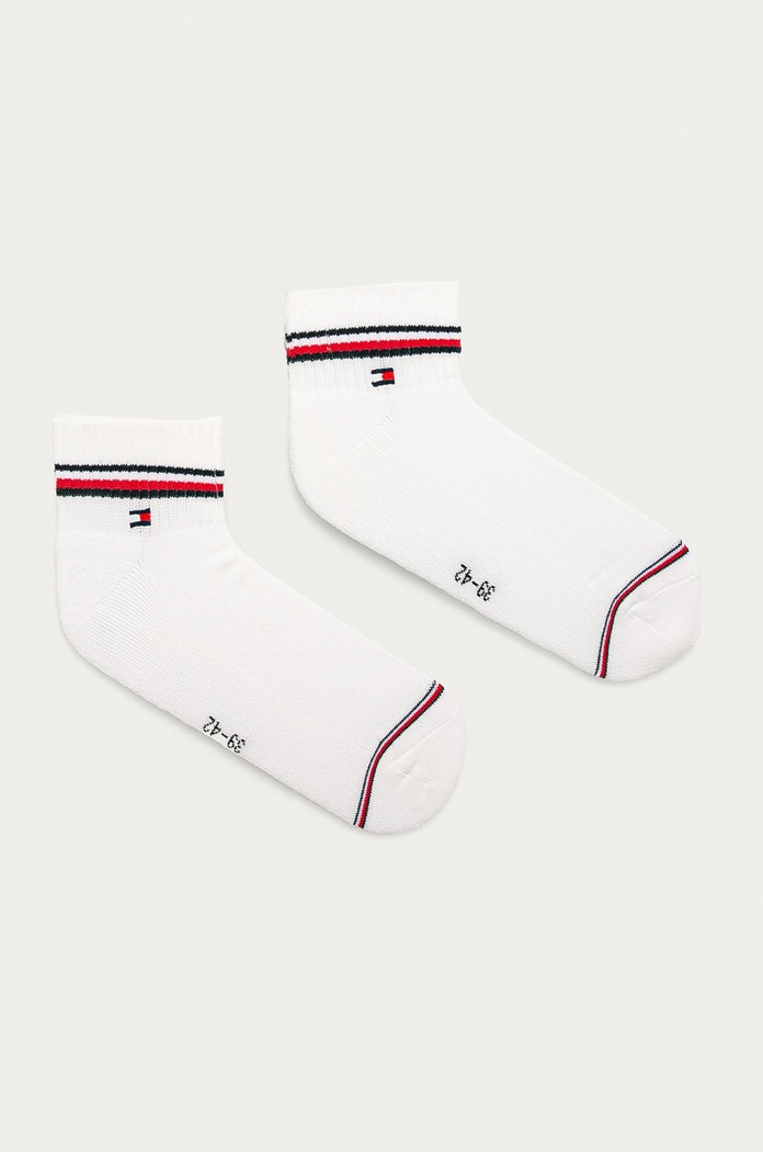Tommy Hilfiger - Ponožky (2-pack) krátké ponožky bílá 100001094