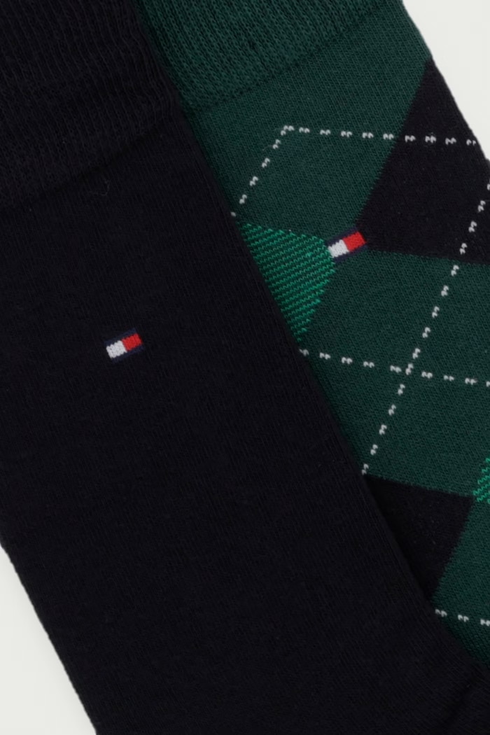 Tommy Hilfiger skarpety męskie 2-pack 100001495.NOS zielony AA00