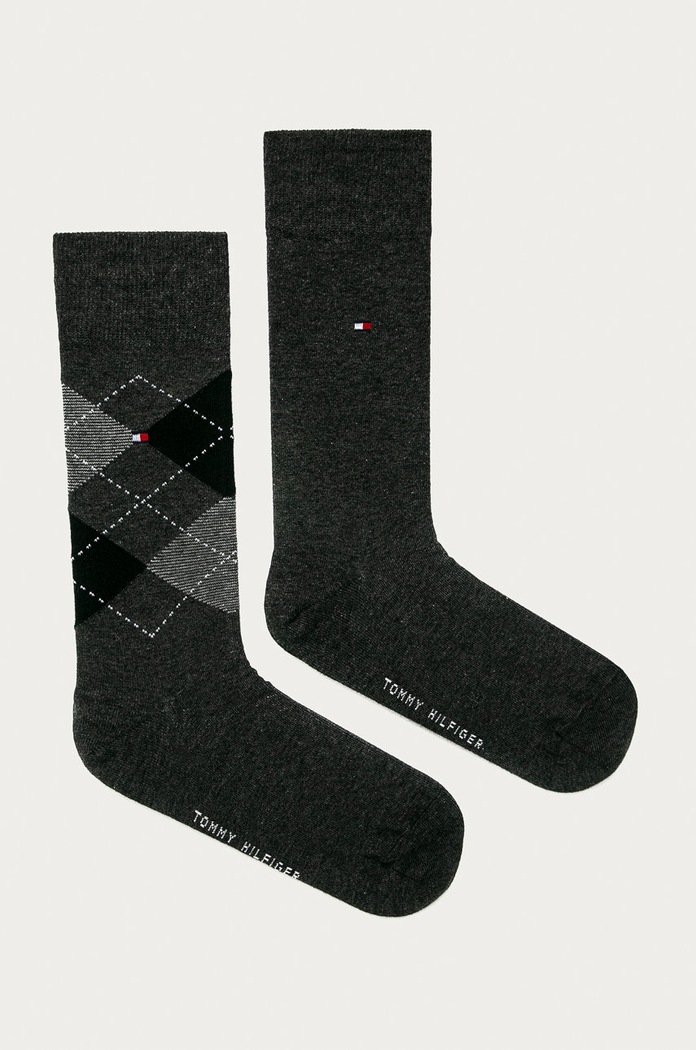 Ponožky Tommy Hilfiger jednofarebný sivá 100001495.NOS