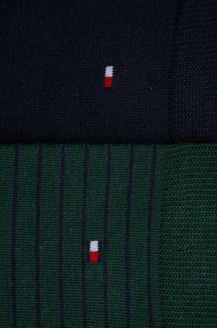 Tommy Hilfiger ponožky pánské s bavlnou 2-pack 100001496.NOS vícebarevná AA00