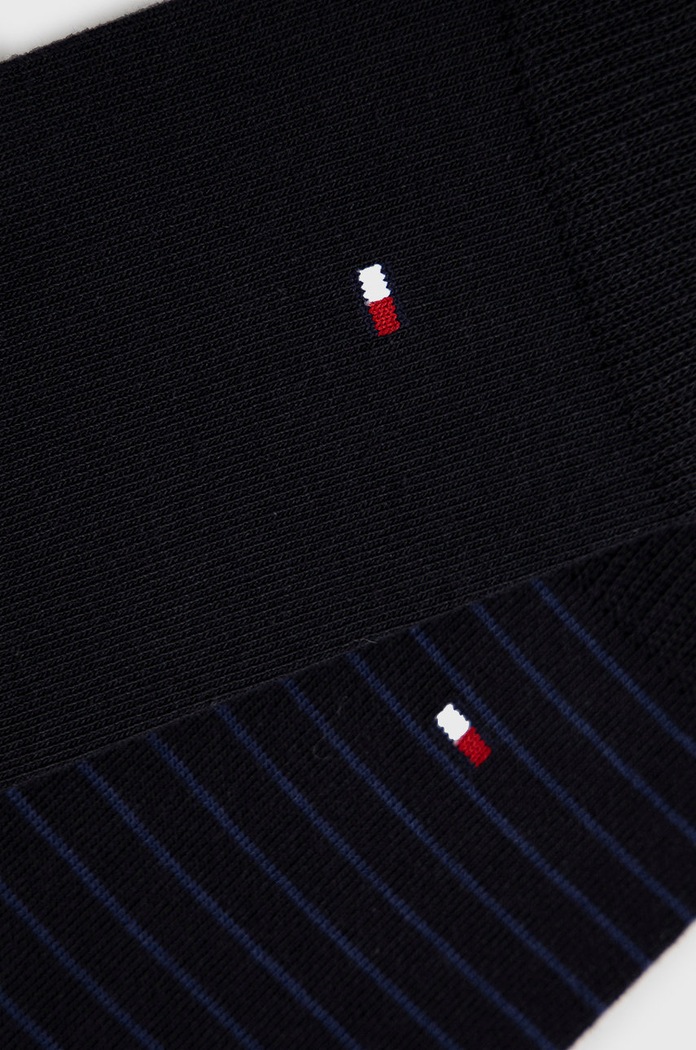 Tommy Hilfiger ponožky pánské s bavlnou 2-pack 100001496.NOS námořnická modř AA00