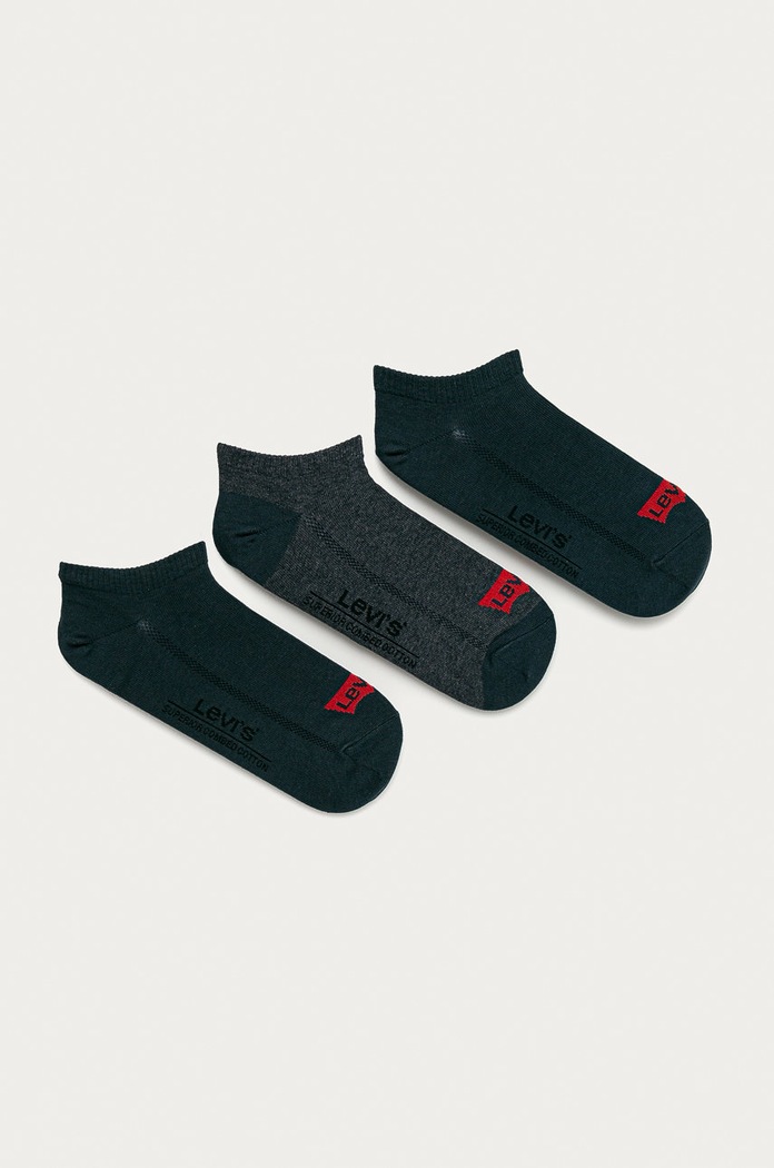 Levi's - Titokzokni (3-pár) rövid zokni sötétkék 37157.0174