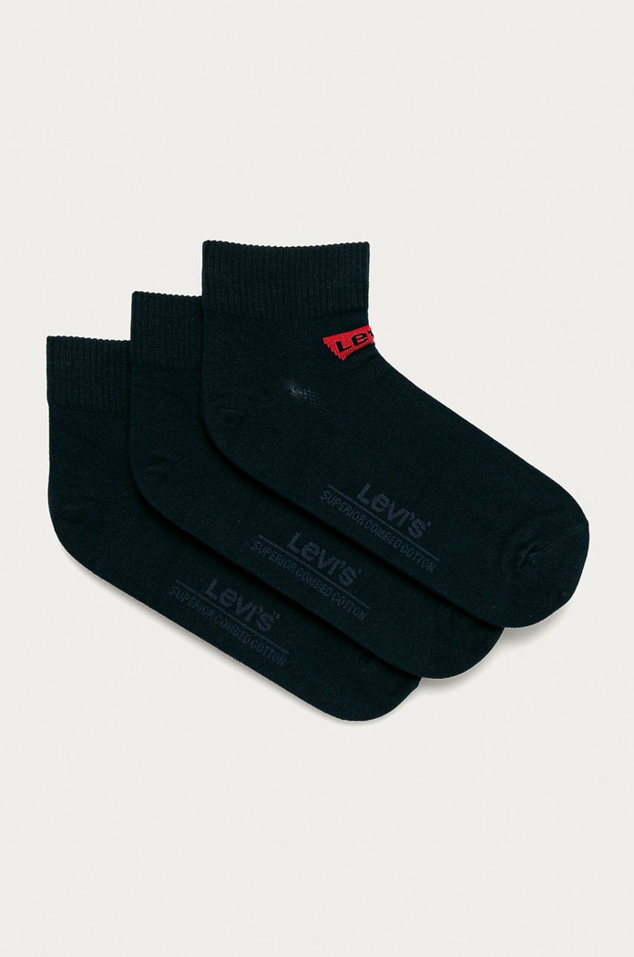 Levi's - Чорапки (3 бройки) терлици тъмносин 37157.0178