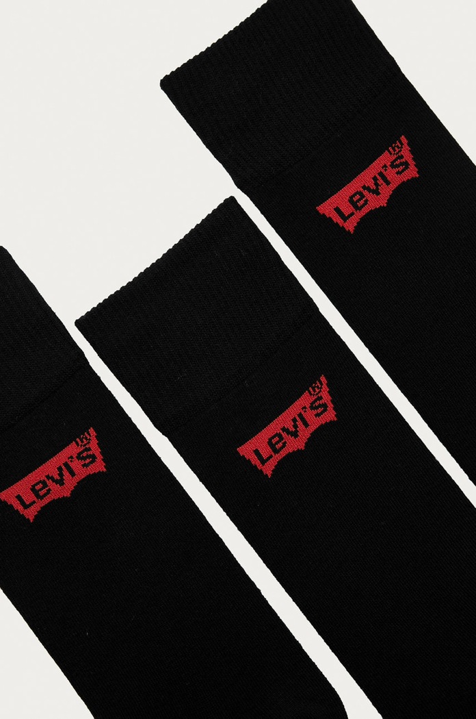 Levi's șosete (3-pack) 37157.0186 negru AA00