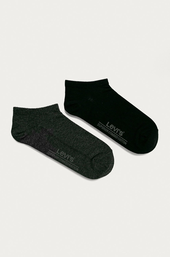 Levi's - Stopki (2-pack) skarpetki krótkie szary 37157.0193