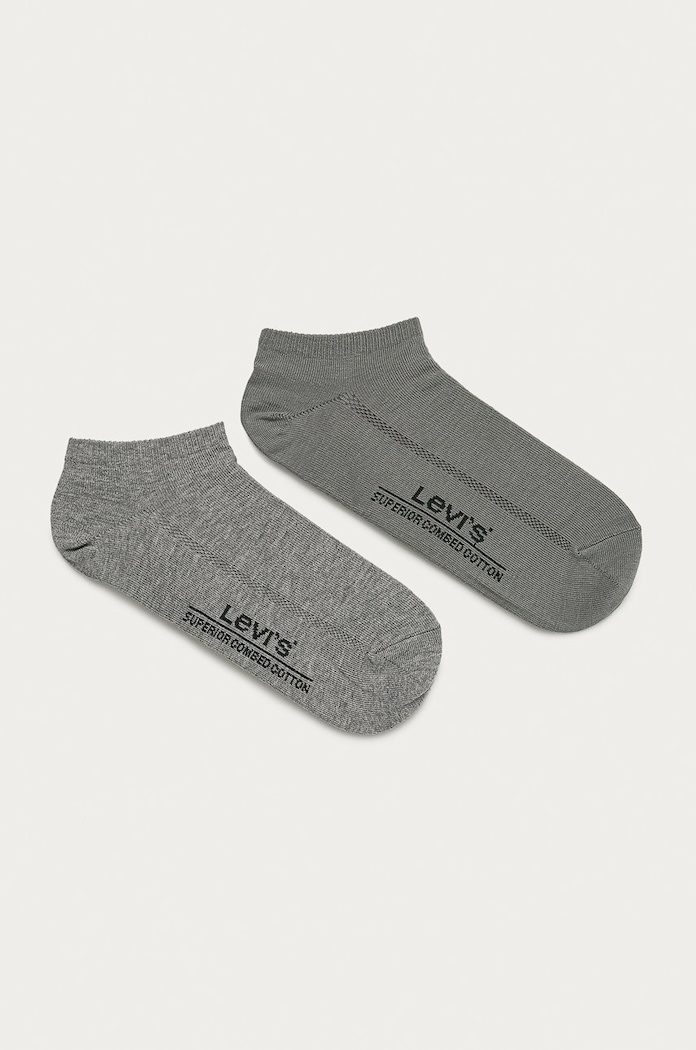 Levi's - Stopki (2-pack) skarpetki krótkie szary 37157.0197