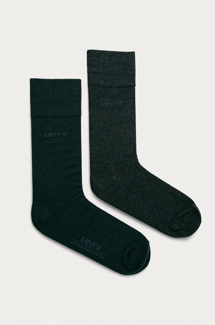 Levi's - Skarpetki (2-pack) skarpetki długie granatowy 37157.0206