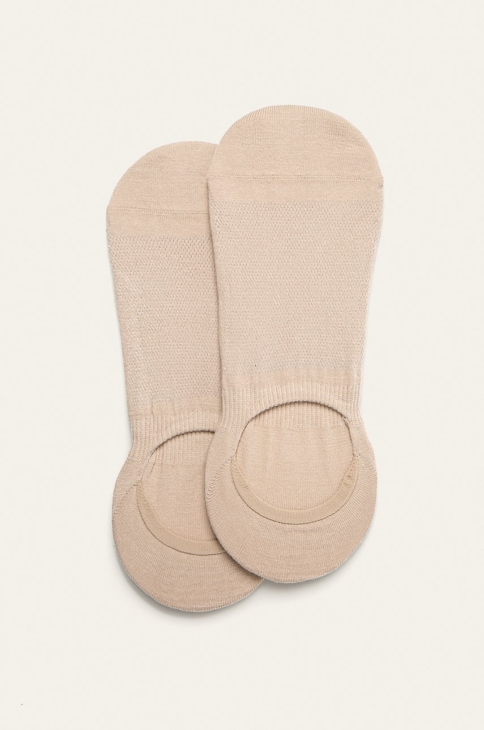 Calvin Klein - Ponožky (2-pack) krátké ponožky béžová 100001919.NOS