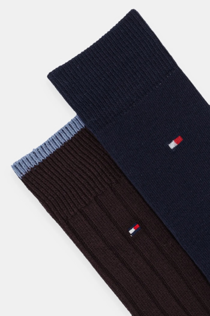 Ponožky Tommy Hilfiger 2-pak 371111.NOS hnedá AA00