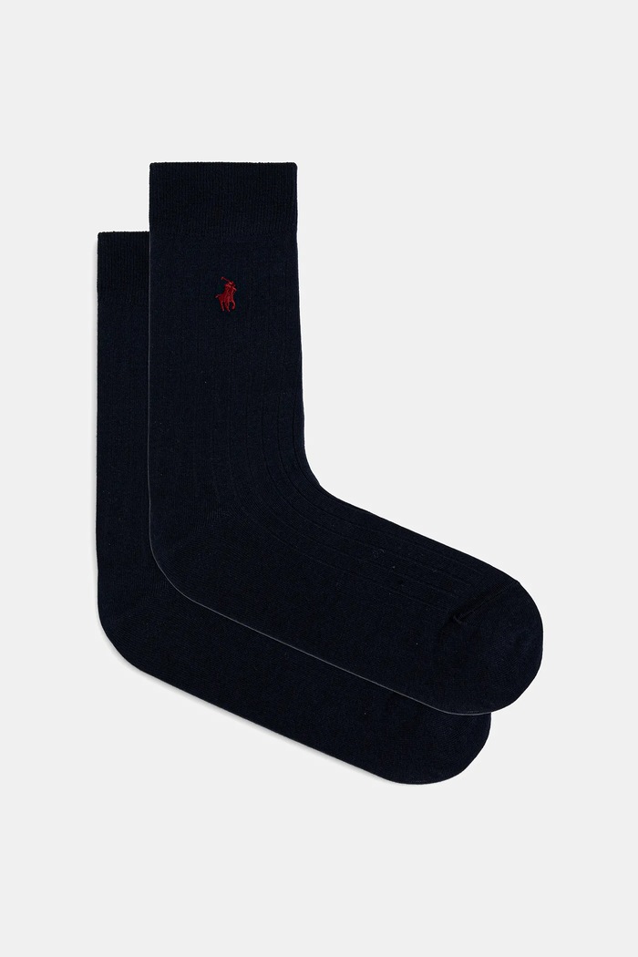 Ponožky Polo Ralph Lauren dlouhé ponožky námořnická modř 449655207006