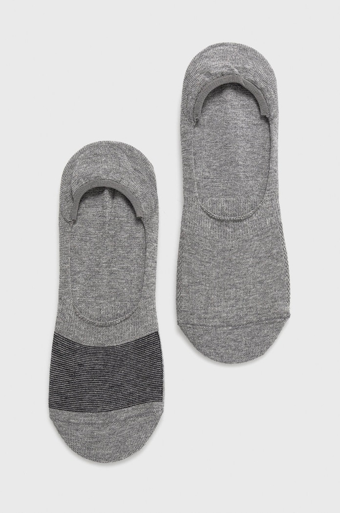 Ponožky Levi's krátké ponožky šedá 37157.0224